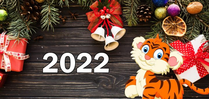 новый год 2022 тигренок картинка