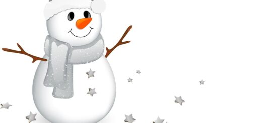 Снеговик картинка серый фон и звезды