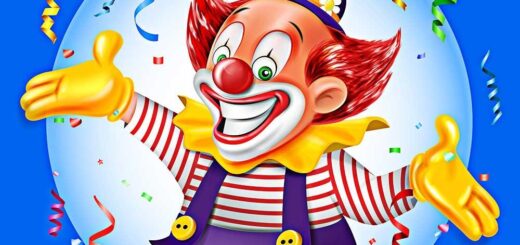 Новогодние клоуны картинка 2024