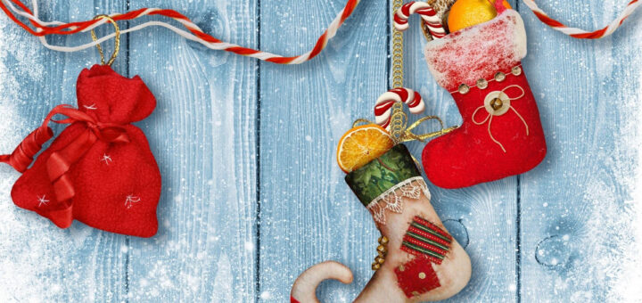 Новогодние сапожки картинка