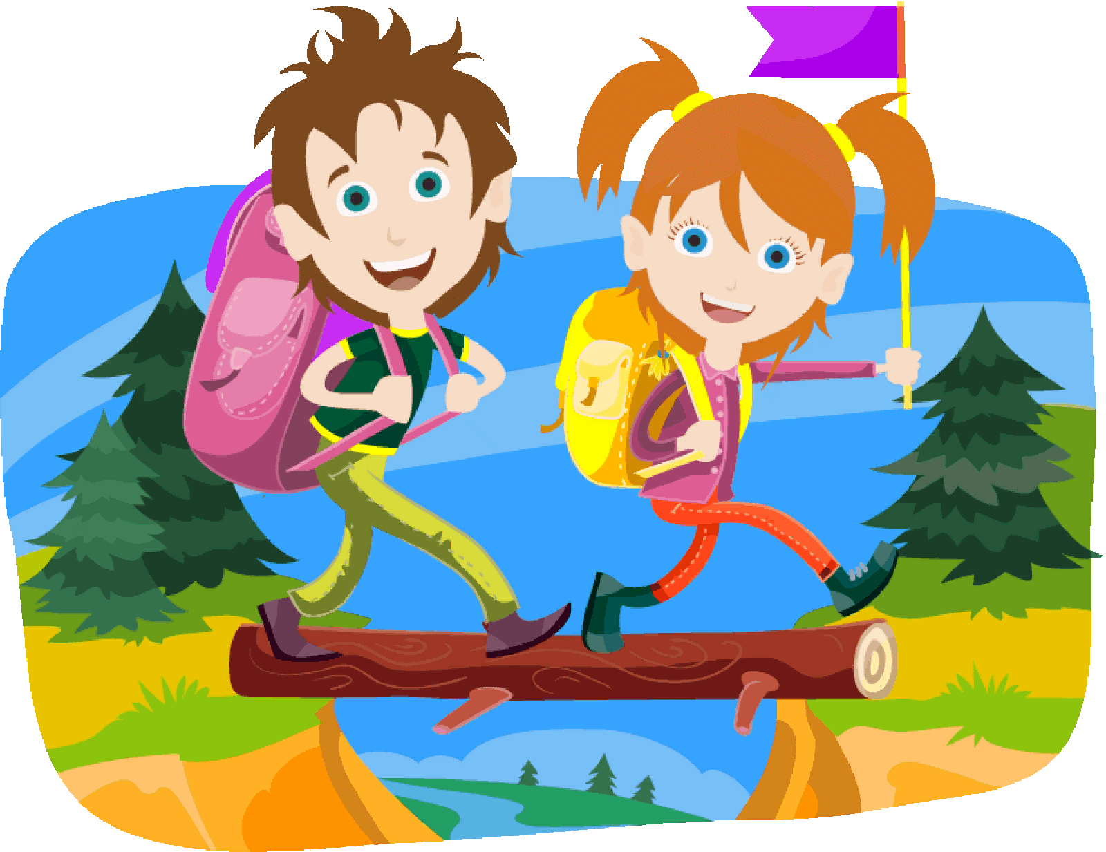 Игры на местности в летнем лагере