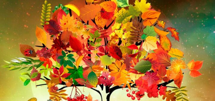 Осенние вечёрки картинка