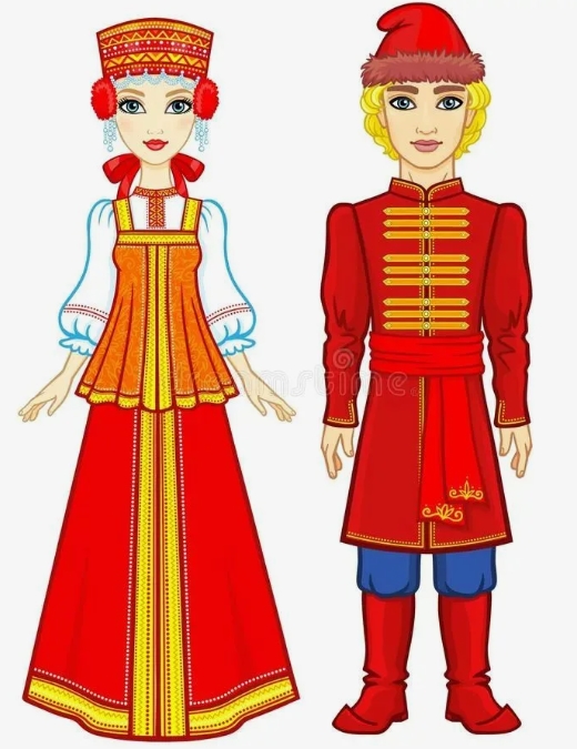 Русский народный костюм 2024