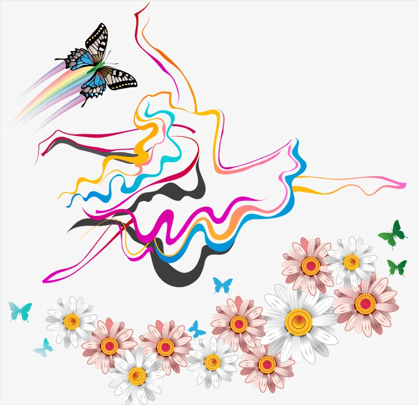 танцевальный коллектив картинка нарисованная