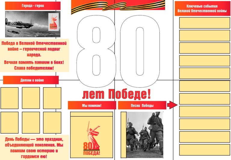Плакаты к 80-летию Победы скачать - Праздник НА