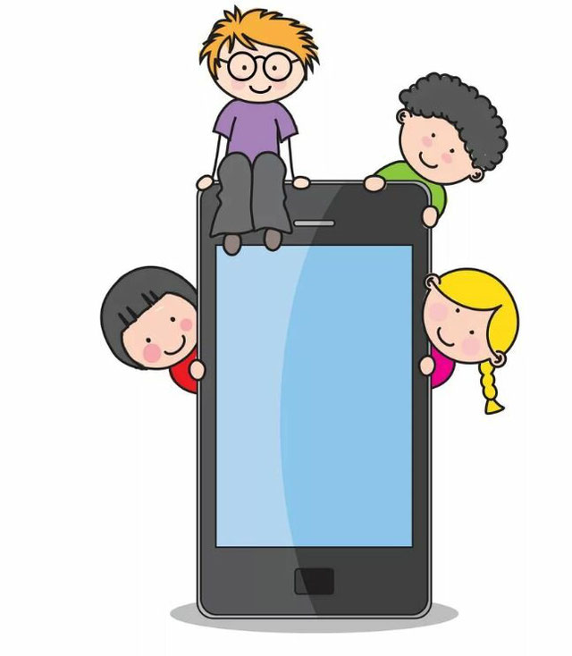 ребенок с телефоном картинки