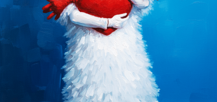 нарисованным красками