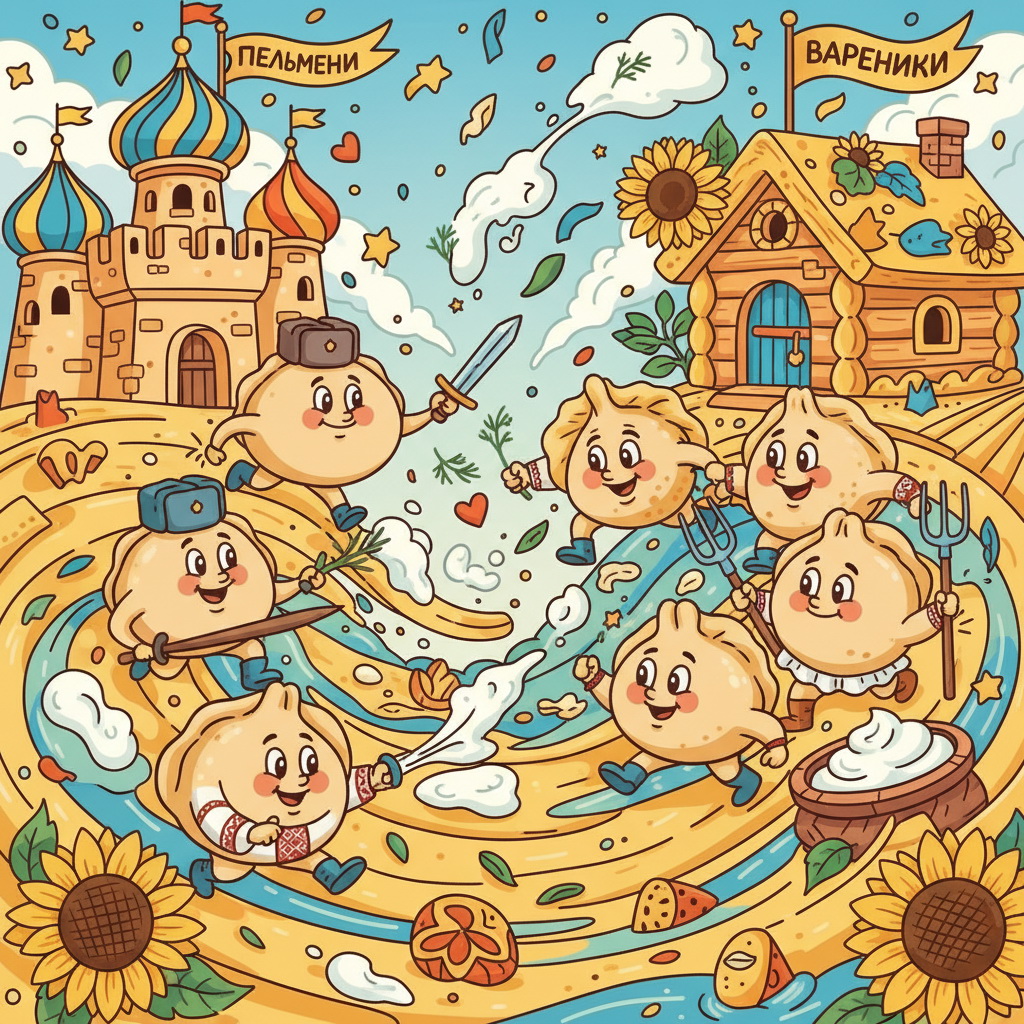 Пельмени против Вареников