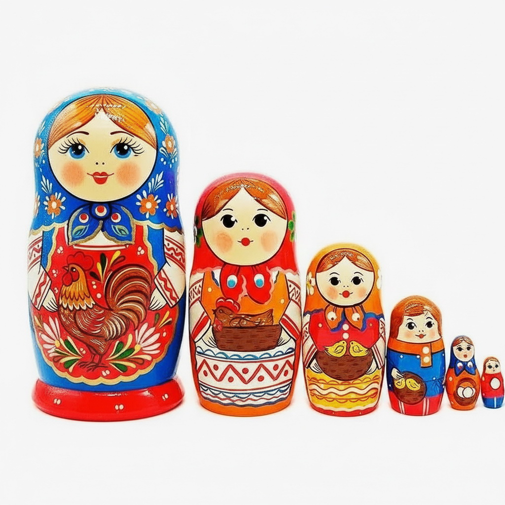 русская матрёшка 2026 картинка русская матрёшка 2026