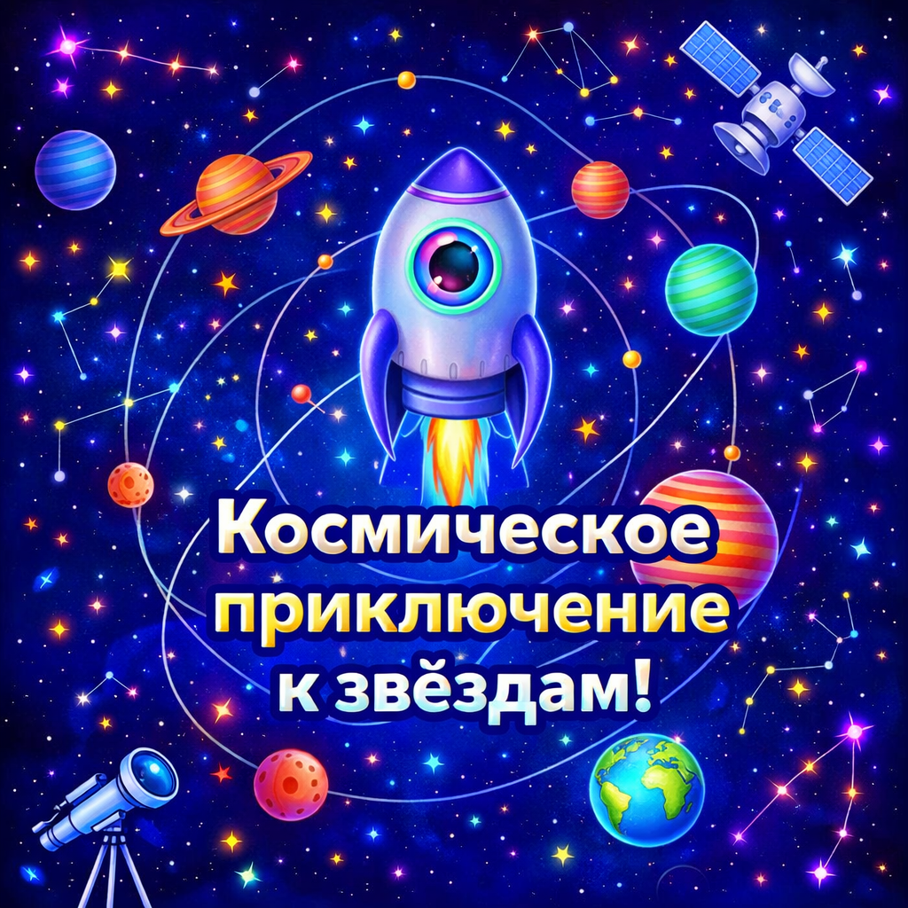 Космическое приключение к звёздам!